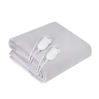Adler | Electirc heating under-blanket | AD 7426 | Number of heating levels 4 | Number of persons 2 | Washable | Remote control | Coral fleece | 2 x 60 W | Grey – pilt 3