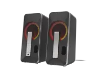 Genesis | Computer Speaker | Helium 100BT RGB | Bluetooth | Silver/Black | Gaming Speakers | Wireless connection