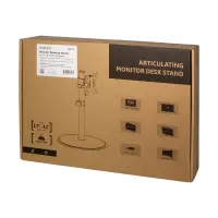 Logilink | Desk Mount | Tilt, swivel, level adjustment, rotate | 17-32 " | Maximum weight (capacity) 8 kg | Black – pilt 3