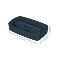 Kirjatarvete aluse sisu hoiukastile Leitz MyBox S-suurus kastidele, hall