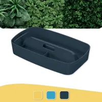 Kirjatarvete aluse sisu hoiukastile Leitz MyBox S-suurus kastidele, hall – pilt 3