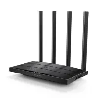 TP-Link Archer C6U juhtmevaba ruuter Gigabit Ethernet Kaks sagedusala (2,4 GHz / 5 GHz) Must