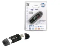 Logilink | Cardreader USB 2.0 Stick external for MMC, RS-MMC, SD and SD HC
