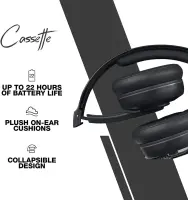 Skullcandy | Wireless Headphones | Cassette | Wireless/Wired | On-Ear | Microphone | Black | Wireless – pilt 5