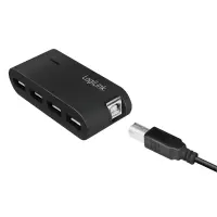 Logilink | USB 2.0 Hub-4 port whit power adapter – pilt 3