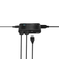 Logilink | USB 2.0 Hub-4 port whit power adapter – pilt 4