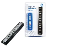 Logilink | USB 2.0 Hub-10 port whit power adapter