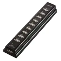 Logilink | USB 2.0 Hub-10 port whit power adapter – pilt 10