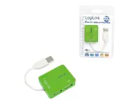 Logilink | USB 2.0 Hub 4-Port, Smile, Green