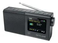 Muse | Portable Radio | M-117 DB | AUX in | Black | Portable | FM, DAB/DAB+