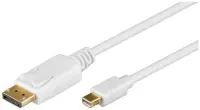 Goobay | Mini DisplayPort adapter cable 1.2 | 52858 | Mini DisplayPort plug | DisplayPort plug | 1 m | Gold-Plated connectors