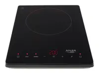 Adler | Hob | AD 6513 | Number of burners/cooking zones 1 | LCD Display | Black | Induction