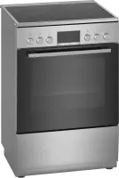 Bosch | Cooker | HKR39A250U | Hob type Vitroceramic | Oven type Electric | Stainless steel | Width 60 cm | Depth 60 cm | Electronic ignition | Grilling | LED | Energy efficiency class A | 66 L – pilt 2