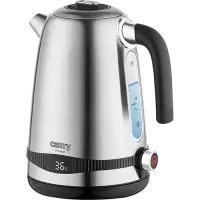 Camry | Kettle | CR 1291 | Electric | 2200 W | 1.7 L | Stainless steel | 360° rotational base | Stainless steel – pilt 2