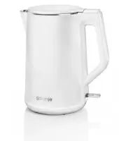 Gorenje | Kettle | K15DWW | Electric | 2200 W | 1.5 L | Plastic/Metal | 360° rotational base | White