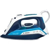 Bosch Steam Iron TDA5024210 2400 W, Water tank capacity 350 ml, Continuous steam 40 g/min, Steam boost performance 180 g/min, Blue/White