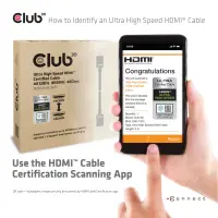 CLUB3D cac-1373 HDMI-kaabel 3 m Must