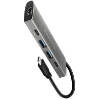 AXAGON HMC-5G2 2x USB-A + 2x USB-C + HDMI, USB-C 3.2 Gen 2 10Gbps hub, PD 60W, 13cm USB-C cable