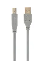 Cablexpert CCP-USB2-AMBM-6G USB 2.0 A-plug B-plug 6ft cable, grey color | Cablexpert | CCP-USB2-AMBM-6G | USB 2.0 A-plug B-plug 6ft cable