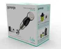 Gorenje | Blender | HBC807QB | Hand Blender | 800 W | Number of speeds Variable | Chopper | Black
