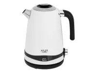 Adler | Kettle | AD 1295w | Electric | 2200 W | 1.7 L | Stainless steel | 360° rotational base | White