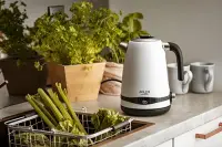 Adler | Kettle | AD 1295w | Electric | 2200 W | 1.7 L | Stainless steel | 360° rotational base | White – pilt 4