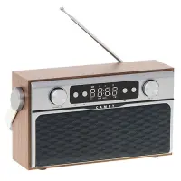 Camry | Bluetooth Radio | CR 1183 | 16 W | AUX in | Wooden – pilt 4