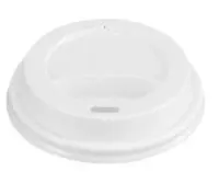 Kohvitopsi kaaned, valged, D 80mm, 100 tk