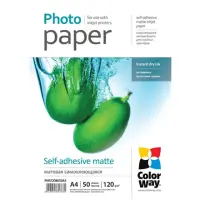 120 g/m² | A4 | Matte self-adhesive Photo Paper
