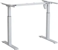 Büroolaua raam SUN-FLEX®DESKFRAME II, reguleeritava kõrgusega 70-117cm, valge