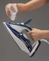 Gorenje | Steam Iron | SIH2600BLC | Steam Iron | 2600 W | Water tank capacity 350 ml | Continuous steam 30 g/min | Steam boost performance 95 g/min | Blue/White – pilt 6