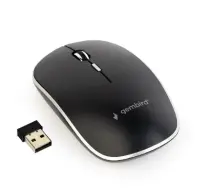 Gembird | Silent Wireless Optical Mouse | MUSW-4BS-01 | Optical mouse | USB | Black