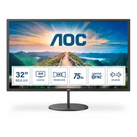 AOC V4 Q32V4 PC lamekuvar 80 cm (31.5") 2560 x 1440 pikslit 2K Ultra HD LED Must