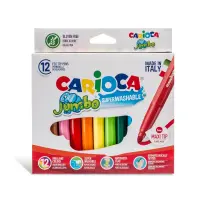 Viltpliiatsid CARIOCA Jumbo, kartongpakend,  12 värvi