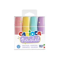 Tekstimarker CARIOCA Memolight, 4 tk