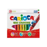 Rasvakriidid CARIOCA Maxi Wax 24 tk