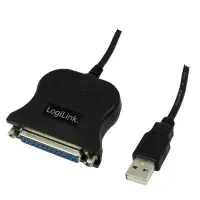Logilink | USB 2.0 adapter to Paralel (LPT)  DB25 , 1,8m | USB-A to LPT USB A male | DB25 – pilt 3