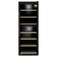 Caso | Smart Wine Cooler | WineExclusive 126 | Energy efficiency class G | Showcase | Free standing | Bottles capacity 126 bottles | Cooling type Compressor technology | Black – pilt 4