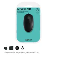Logitech M110 Silent hiir Kontor Mõlemakäeline USB tüüp A Optiline 1000 DPI – pilt 13