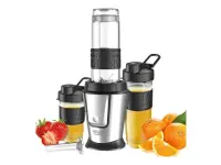 Adler | Blender | AD 4081 | Tabletop | 800 W | Jar material BPA Free Plastic | Jar capacity 0.4 + 0.57 L | Ice crushing | Black/Stainless steel