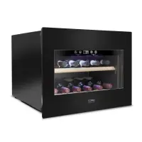 Caso | Wine Cooler | WineDeluxe E 18 | Energy efficiency class G | Built-in | Bottles capacity 18 bottles | Cooling type Compressor technology | Black