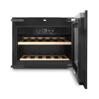 Caso | Wine Cooler | WineDeluxe E 18 | Energy efficiency class G | Built-in | Bottles capacity 18 bottles | Cooling type Compressor technology | Black – pilt 2