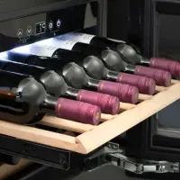 Caso | Wine Cooler | WineDeluxe E 18 | Energy efficiency class G | Built-in | Bottles capacity 18 bottles | Cooling type Compressor technology | Black – pilt 7