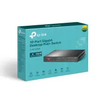 TP-LINK | 10-Port Gigabit Easy Smart Switch with 8-Port PoE+ | TL-SG1210MP | Unmanaged | Desktop | Power supply type External – pilt 3