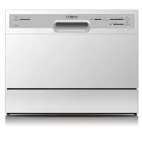 Goddess Dishwasher DTC656MW8F Table, Width 55 cm, Number of place settings 6, Number of programs 6, Energy efficiency class F, White