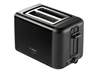 Bosch | DesignLine Toaster | TAT3P423 | Power 970 W | Number of slots 2 | Housing material Stainless steel | Black – pilt 15
