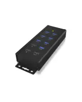 Raidsonic | 7-port Industrial hub | IB-HUB1703-QC3 | USB Type-A – pilt 2