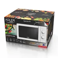 Adler | Microwave Oven | AD 6205 | Free standing | 700 W | White – pilt 6
