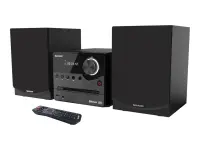 Sharp XL-B512(BK) Hi-Fi Micro System, CD/FM/USB/Bluetooth v5.0, 45W, Black | Sharp | Hi-Fi Micro System | XL-B512(BK) | Black | USB port | AUX in | Bluetooth | CD player | FM radio | Wireless connection – pilt 3
