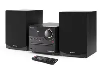 Sharp XL-B512(BK) Hi-Fi Micro System, CD/FM/USB/Bluetooth v5.0, 45W, Black | Sharp | Hi-Fi Micro System | XL-B512(BK) | Black | USB port | AUX in | Bluetooth | CD player | FM radio | Wireless connection – pilt 8